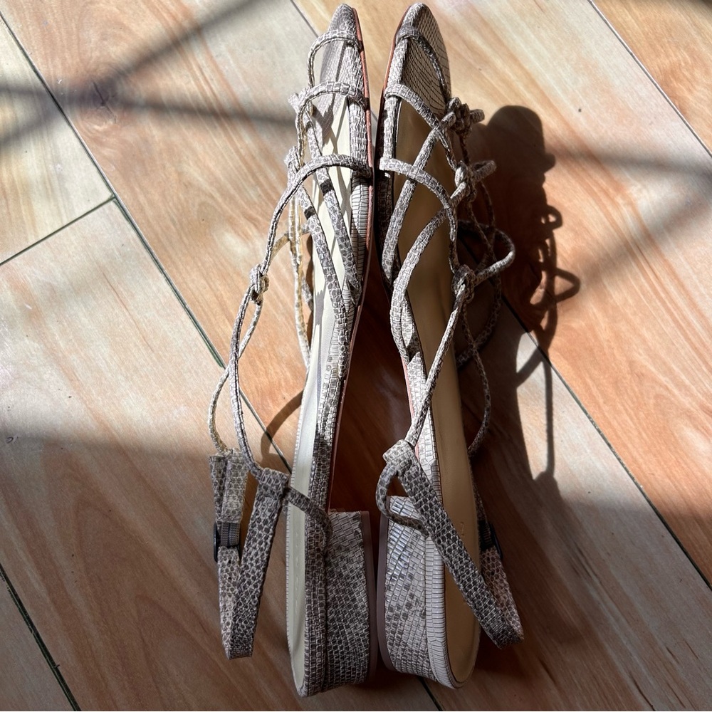 Doen Corsica Strappy Sandal in Lizard Multicolor Size 39 (US 8) - Picture 3 of 7